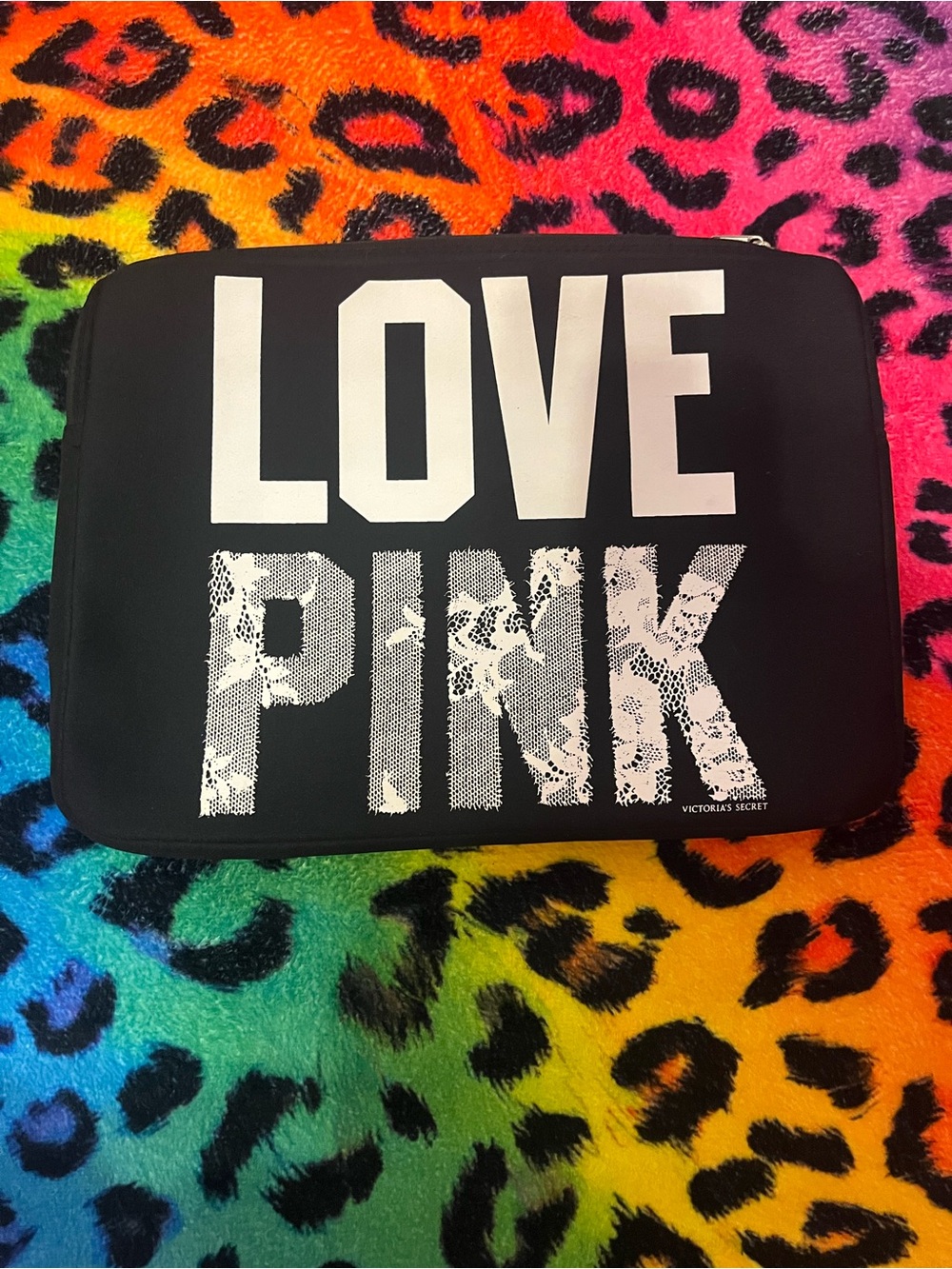 Vintage PINK Victoria's Secret laptop case